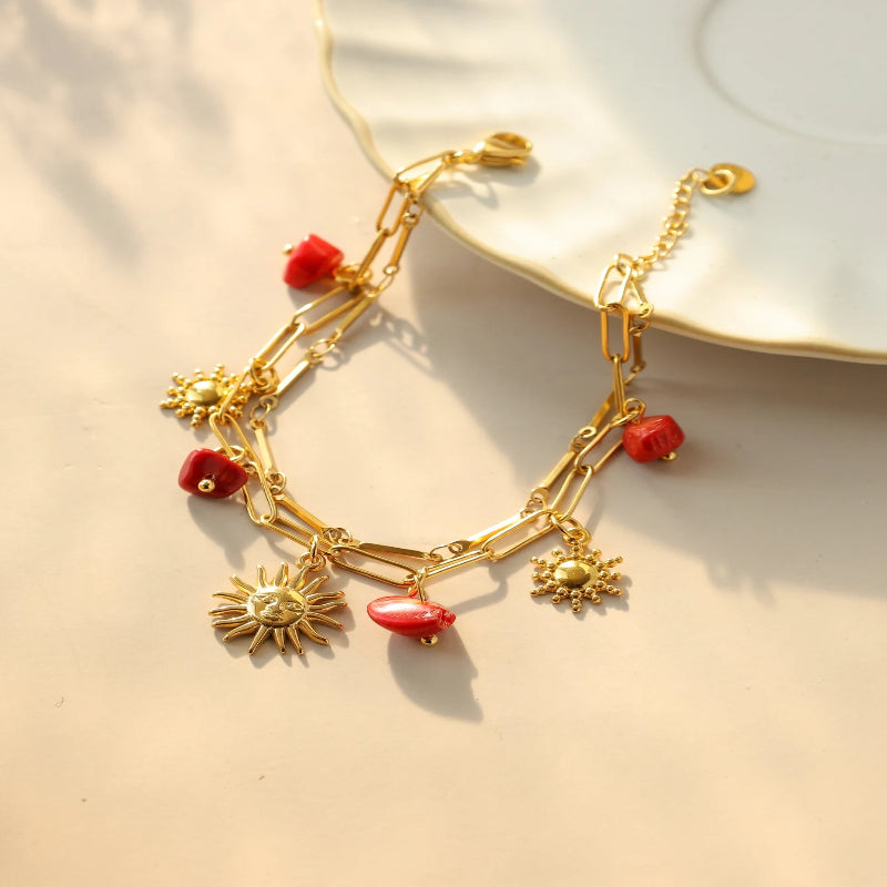 Sunfire Natural Stone Bracelet