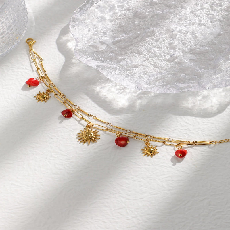 Sunfire Natural Stone Bracelet