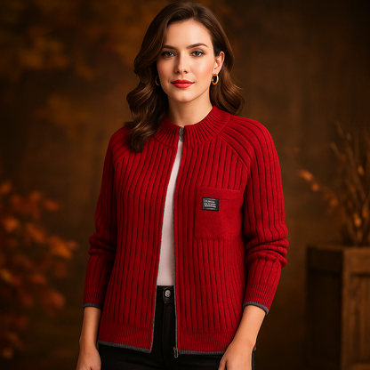 Caitlynn Milano Loose-Zip Cardigan