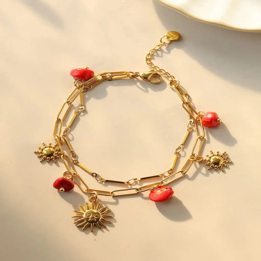 Sunfire Natural Stone Bracelet