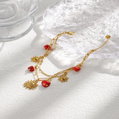 Sunfire Natural Stone Bracelet