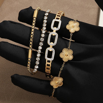 3-Piece Golden Year Bracelet Set